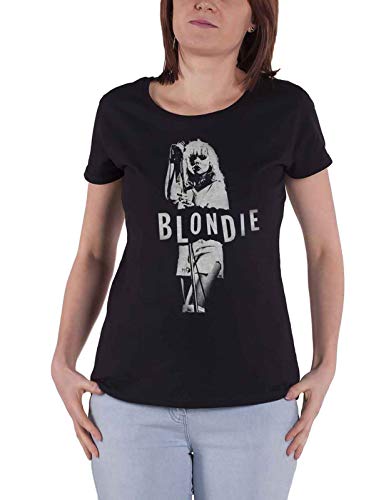 Blondie - Mic. Stand Women's Medium T-Shirt - Black