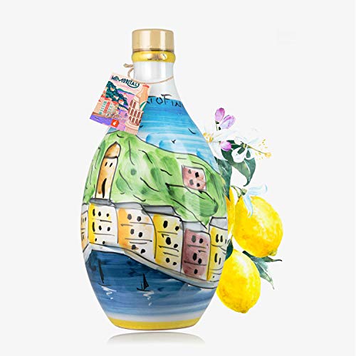 Limoncello Sorrento - Handmade Jar 'PORTOFINO MEMORITALY' (Elegant Gift Box)