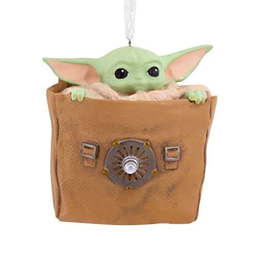 Hallmark Star Wars: The Mandalorian Grogu in Bag Christmas Ornament, May The 4th