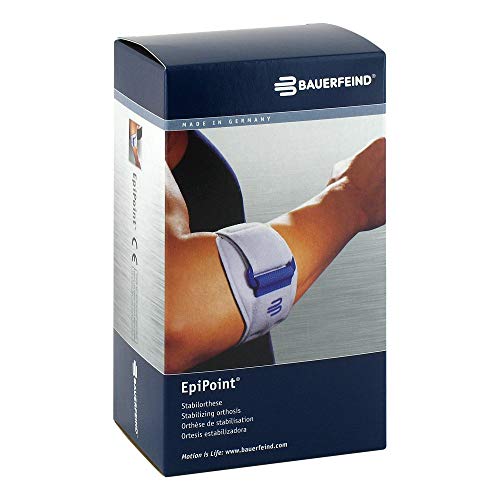 Bauerfeind - EpiPoint - Elbow Strap - Stabilizing Supports for Elbow Pain, Swelling and Injury - Color Titanium