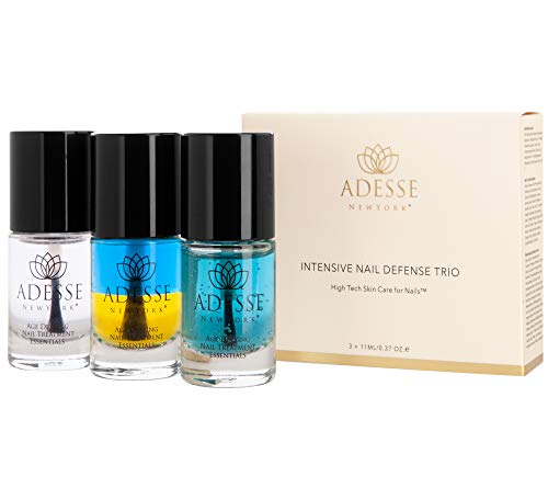 Adesse New York Intensive Nail Defense Trio -Strengthens and Moisturizes your Nails- (Intensive Nail Defense Trio)
