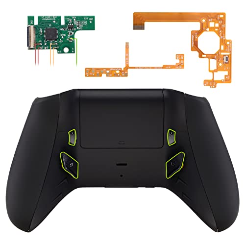 eXtremeRate Black Lofty Programable Remap & Trigger Stop Kit, Upgrade Boards & Redesigned Back Shell & Side Rails & Back Buttons & Trigger Lock for Xbox One S/X Controller Model 1708