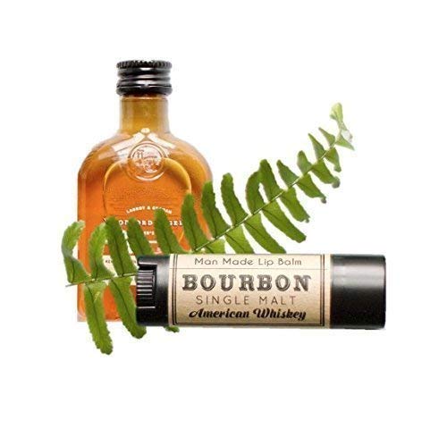 Whiskey Bourbon Flavored Lip Balm Stocking Stuffers for Men Best Sellers - Best Rated Man Chapstick lip moisurizers under 5 dollars Funny Adult gifts