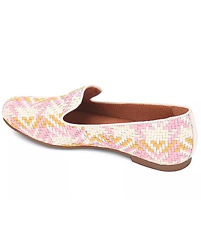Gentle Souls by Kenneth Cole Women's Eugene Woven Loafer, Rose Multi, 8