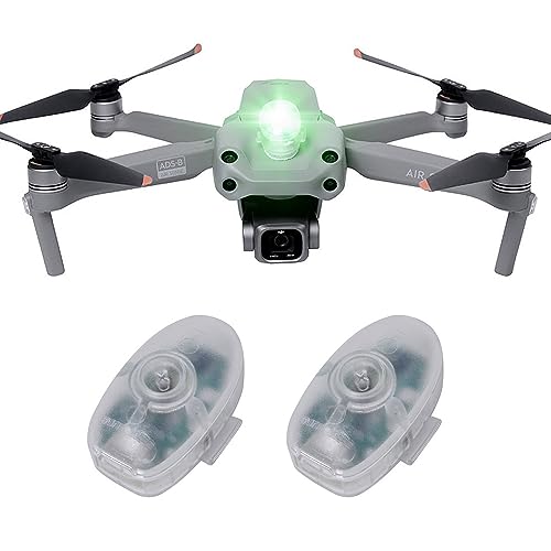 2PCS Mini 3/Mini 4 Pro Night Flight Strobe Lights Anti Collision Indicator Flashing Light for DJI/Mini 4 Pro/Air 3/ Mini 3/Mini 3 Pro/Mavic 3/Air 2S/Mavic Air 2/Mini 2 SE/Mavic Mini Drone Accessories