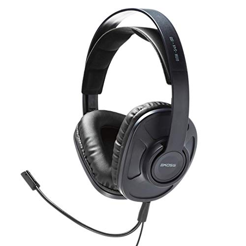 DROP + Koss GMR-54X-ISO Gaming Headset — 3D Immersive Sound, Closed-Back, Detachable Cables and Boom Mic — Compatible with PS4, Xbox, Nintendo Switch, PC, or Other Consoles