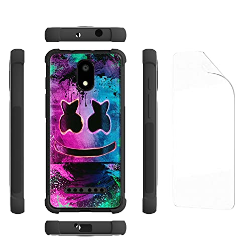 jioeuinly Unimax UMX U696CL Case Cover Compatible with UMX U696CL Phone Case + Film Soft TPU Screen Protector BQ