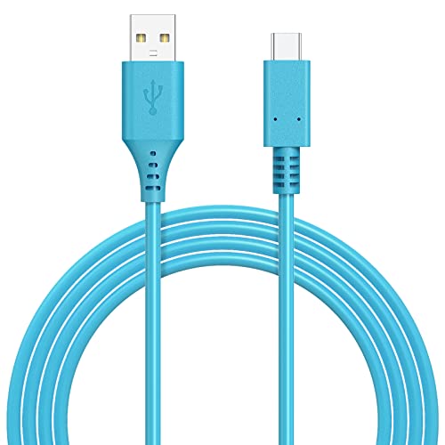 Fast Charging Cable for Switch/Switch Lite/Switch OLED/PS5/Xbox Series Controller, Long USB C Charger Cord for Samsung Galaxy S9 S8 Note 8 and Other USB C Cable (9.8ft) Blue
