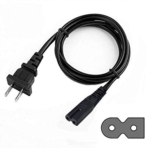 AC Power Cord Cable Plug for Sharp AQUOS HD TV LCD LC-19SB24U, LC-19SK24U, LC-19SK24UW, LC19SB27UT, LC19SB28UT, LC19D44U, LC19D45U, LC20B8, LC-20B8US, LC-20B9US, LC-20D30U