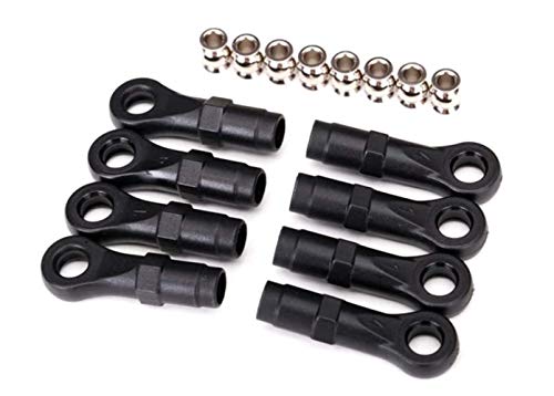 Traxxas 8149 Extended Rod Ends with Hollow Balls, Black