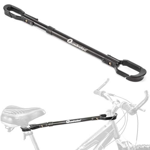 Quadratec Adjustable Bike Bar Adapter for Bike Rack - Bike Rack Accessories Bike Bar Bike Rack Crossbar Adapter Bike Rack Top Tube Adapter Bicycle Bar for Bike Rack - Adjust from 23.5 to 31.5 inches