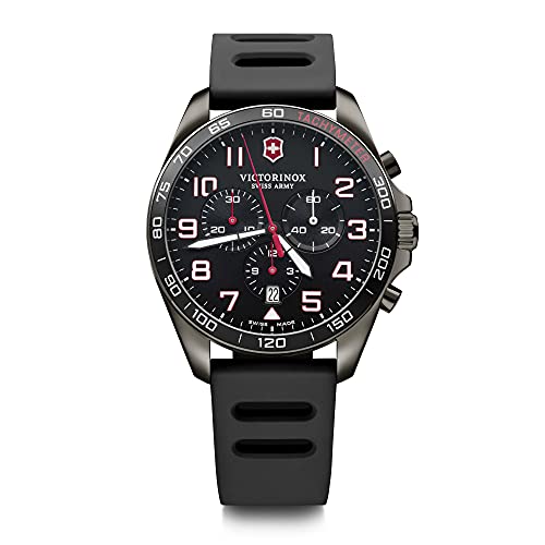 Victorinox FieldForce Sport Chronograph Quartz Black Dial Men's Watch 241889