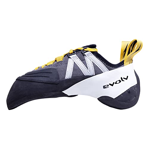 EVOLV Shaman Lace Climbing Shoes - Gold/Grey/White 10