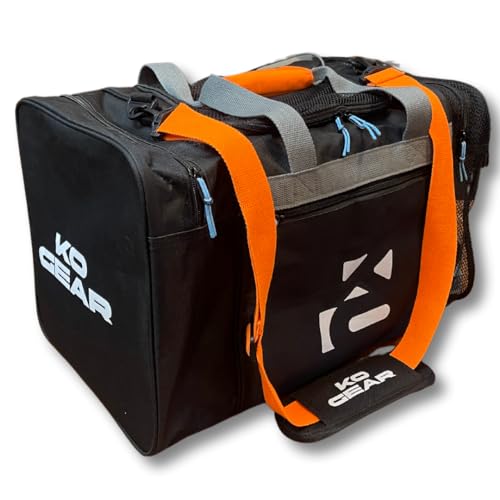 Gym Bag for Boxing Gear with Breathable Mesh Compartments for Drying Boxing Gloves and Boxing Wraps. Boxing Gym Bag for Boxing Workouts.