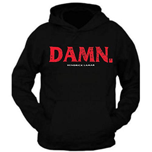 Gawx Tee DAMN Kendrick Hoodie Hooded Sweatshirt (XL) Black