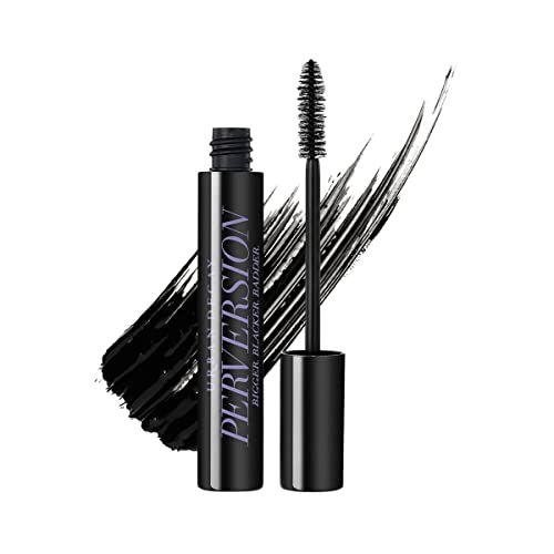 Urban Decay Perversion Volumizing Mascara, Black Lengthening Mascara, Buildable Lash Volume & Length, Longwear, Non-waterproof, Clump-free Lash Lift, Cruelty-free, 0.34 fl oz