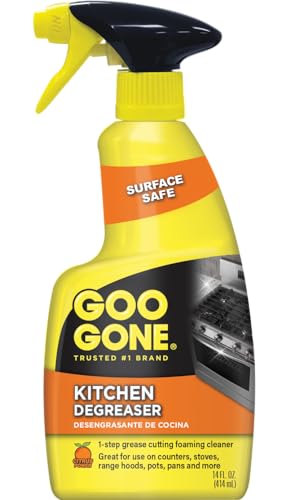 Goo Gone Degreaser - Removes Kitchen Grease, Grime and Baked-on Food - 14 Fl. Oz. - 2047