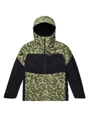 Burton Men's Standard Pillowline Gore-TEX 2L Anorak Jacket, Felidae/True Black, Small