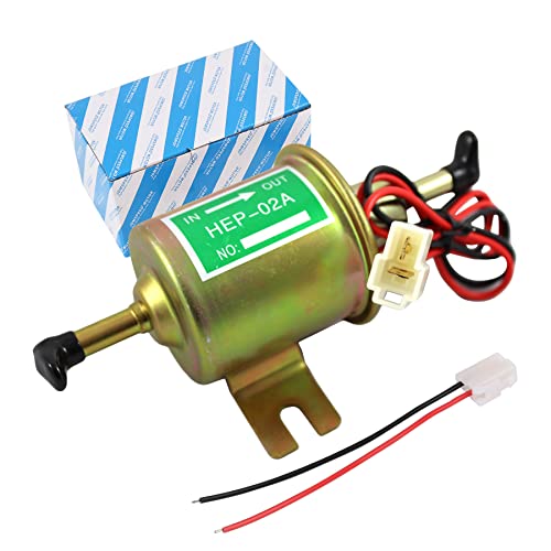 JDMSPEED 12V Heavy Duty Electric Fuel Pump Replacement For Motorcycle, ATV, Trucks, Boats - Gasoline or Diesel Engines