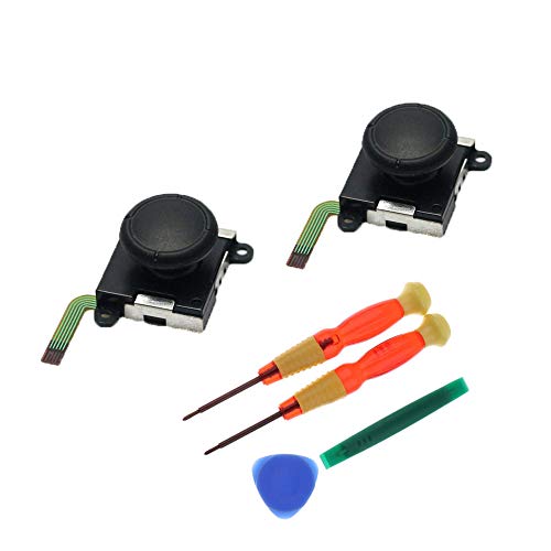 Comidox 1Set L/R Joystick Analog Sensor Game Pad Rocker + Screwdrivers Repair Opening Tool For Nintendo Switch NS Joy-con Controller