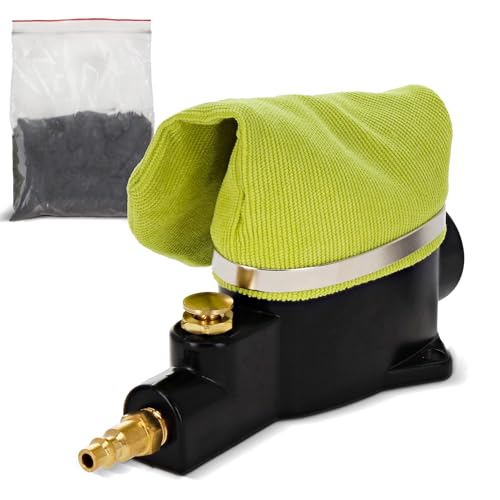 ABN Pneumatic Spark Plug Cleaner – Spark Plug Sandblaster Plug Cleaner Tool with Abrasive, Universal Sparkplug Cleaner