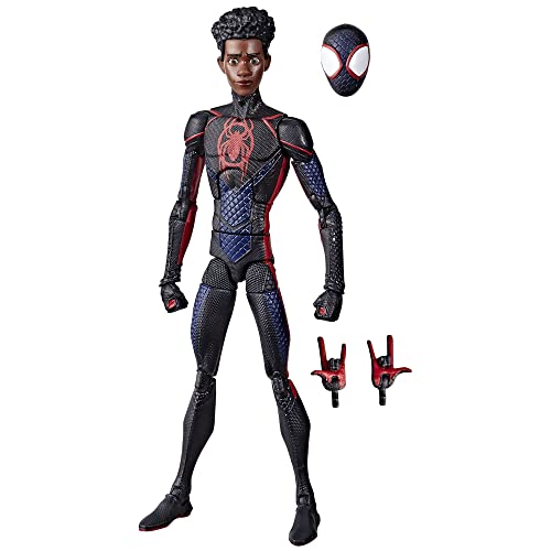 Marvel Legends Series Spider-Man: Across The Spider-Verse Miles Morales 6-inch Action Figure Toy, 3 Accessories