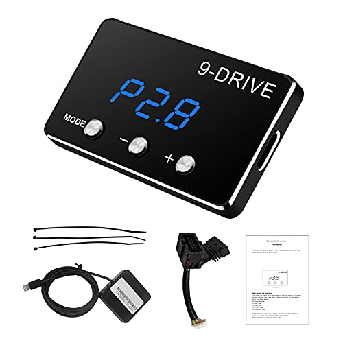 Throttle Response Controller 9 Drive Modes Smart Electronic Racing Accelerator Compatible with Ford F150 F250 Raptor Fusion Focus Grand Mondeo Ranger Transit Mazda 5 6 BT-50 CX-9