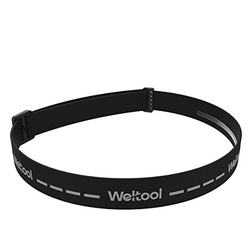 Weltool Elastic Headlamp Strap Replacement Headband for Most Black Diamond Petzl Energizer Pelican Fenix Headlamps 1”Width Comfortable Band