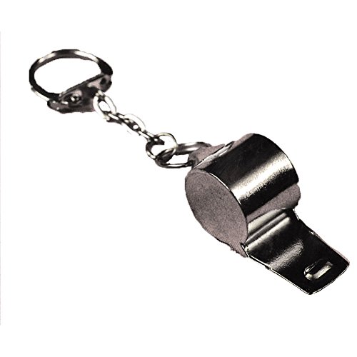 Fun World Unisex-Adult's Whistle Costume, Silver, Standard