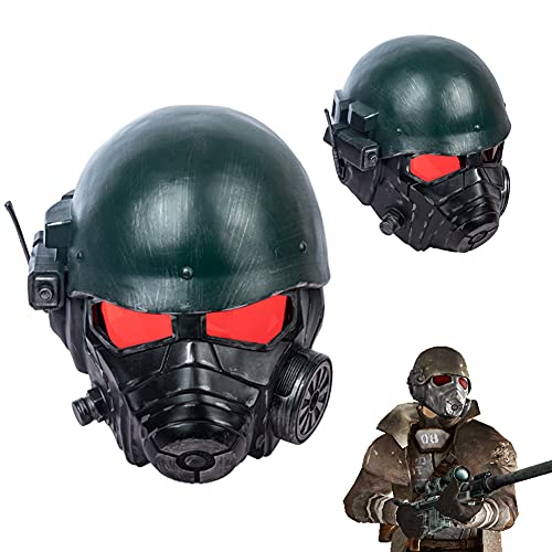 Karc Fallout Helmet Veteran Ranger Full Head Resin Mask for Adult Men ​Halloween Cosplay Costume Accessory Prop