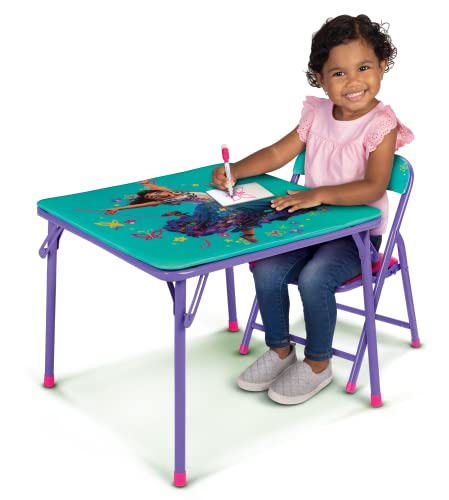 Disney Encanto Kids Table & One Chair Set, Junior Table for Toddlers 20' x 20' x 16.4'H