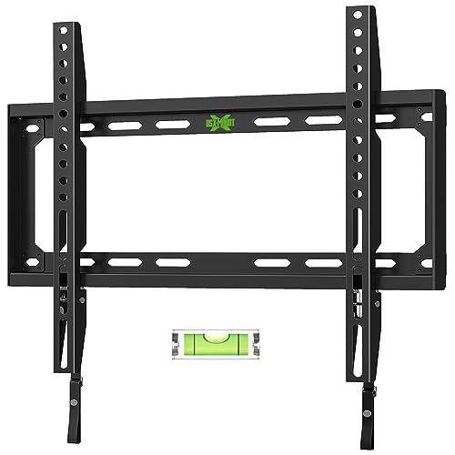 USX MOUNT Fixed TV Wall Mount with Low Profile for Most 26-60 Inch LED, LCD and Flat Screen TVs, TV Mount Bracket with VESA Up to 400x400mm and Weight Capacity 99lbs,and Space Saving TV Bracket