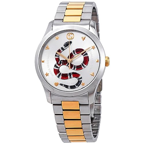 Gucci G-Timeless - YA1264075 Silver/Two-Tone Yellow Gold One Size