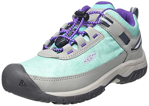 KEEN Targhee Sport Breathable Easy On Lightweight Hiking Shoes, Waterfall/Vapor, 2 US Unisex Big Kid