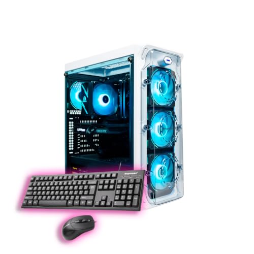 NextGen Gaming PC Desktop The Blasters Special White i5-13400F 4.6GHz, NVIDIA 3070, 1TB NVME SSD, 16GB DDR5, 650W PSU, 360mm Liquid Cooler, Wi-Fi 6, Windows 11 Home 64-bit, Keyboard & Mouse Included