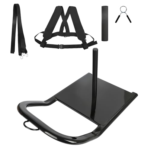 VACCOME Weight Sled, Workout Sled for 1' & 2' inch Weight Plate, Weight Sled, Workout Sled, Football Sled, Weight Sleds for Training, Sled Pull for Improves Speed and Muscle Strength
