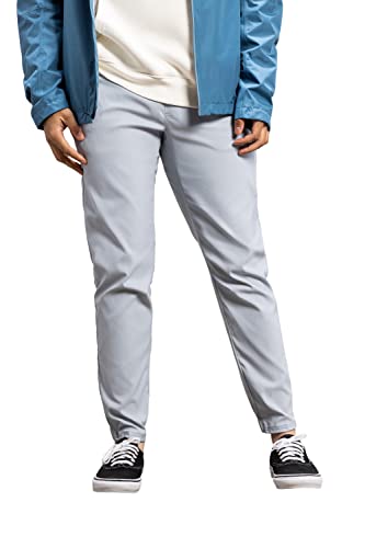 686 Men's Everywhere Jogger Pant - Tapered Fit with 3D Articulated Knee Design - 7 Pocket Design - Blue Fog, Medium
