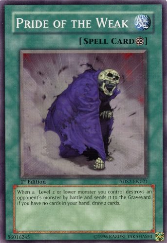 Yu-Gi-Oh! - Pride of The Weak (5DS2-EN021) - 5Ds Starter Deck 2009-1st Edition - Common