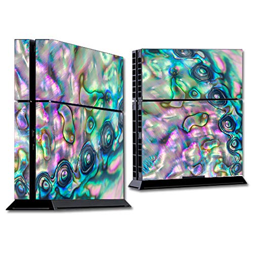 IT'S A SKIN Wrap Compatible with PS4 (R) Sony (R) Playstation (R) Console - Decals Vinyl Stickers Overlay - Abalone Shell Pink Green Blue Opal