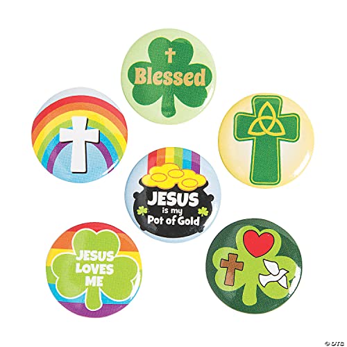 Bulk 48 Pc. Religious Mini Buttons