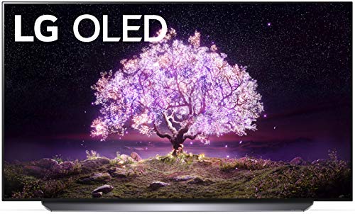 LG OLED C1 Series 48' Alexa Built-in 4k Smart TV, 120Hz Refresh Rate, AI-Powered, Dolby Vision IQ and Dolby Atmos, WiSA Ready, Gaming Mode (OLED48C1PUB, 2021), Black