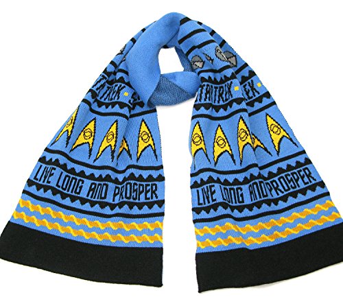 STAR TREK Live Long and Prosper Scarf Gifts for Men and Women - Spock Scarf Merchandise