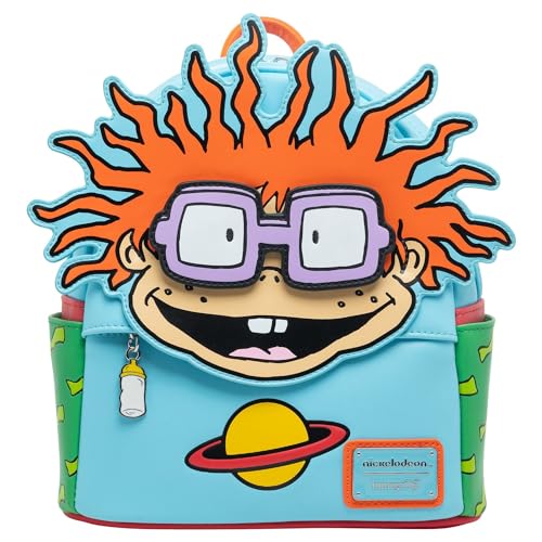 Loungefly Nickelodeon Rugrats Chuckie Cosplay Women's Backpack With Removable Glasses