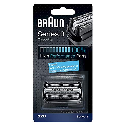 Braun Series 3 32B Foil & Cutter Replacement Head, Compatible with Models 3000s, 3010s, 3040s, 3050cc, 3070cc, 3080s, 3090cc