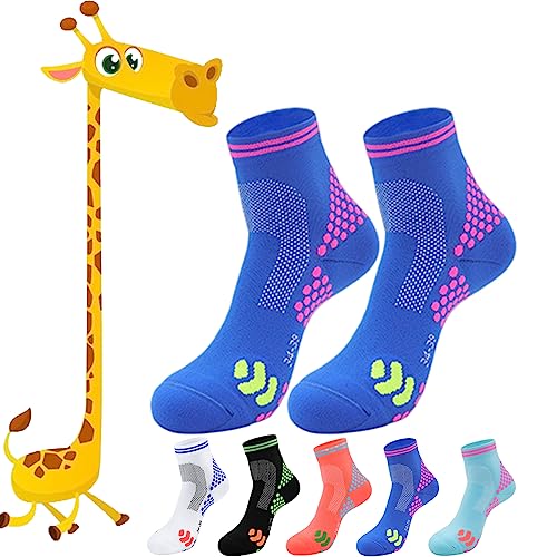 Highersocks 2023 Far Infrared Schorl Titanium Ion Heightening Booster Socks - Far Infrared Socks - Height Booster Socks - Breathable Comfort, Non-Binding (9-15 US MEN/10-16 US Women, Blue)