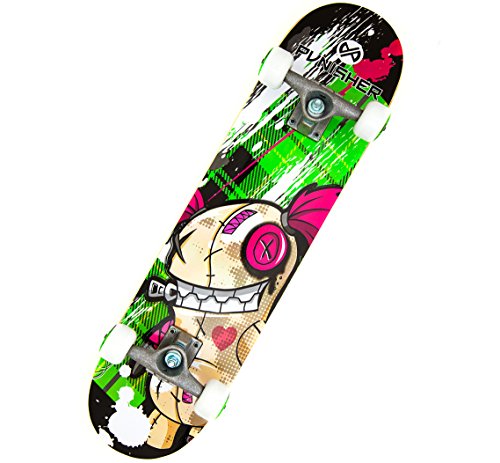 Punisher Skateboards Jinx Complete 31-Inch Skateboard All Maple