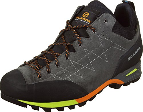 Scarpa Men's Camping High Rise Hiking Boots, Shark Orange Gore Tex Bnn Drumlin, 11.5