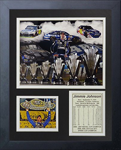 Legends Never Die 'Jimmie Johnson Framed Photo Collage, 11 x 14-Inch (12909U)