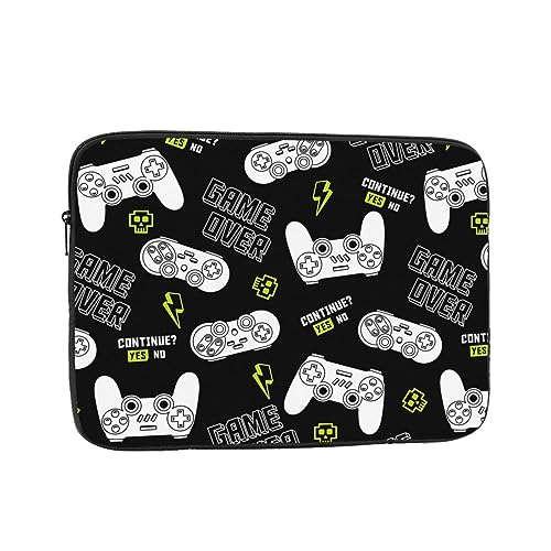 Joystick Gamepad Game Controller Laptop Sleeve 10 inch Carrying Bag Protective Case Tote Tablet Cover Notebook Computer Bag for Women Men