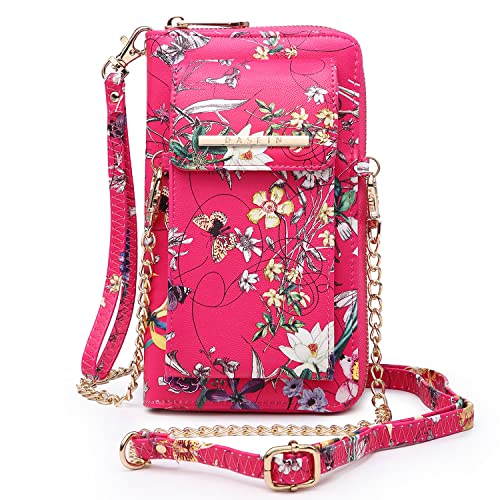 Dasein Crossbody Bag Phone Purse Handbag for Women Shoulder Bag Credit Card Wristlet Wallet with Multi Pockets